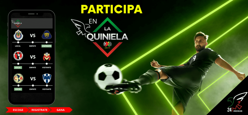 Apuesta en la quiniela México y gana